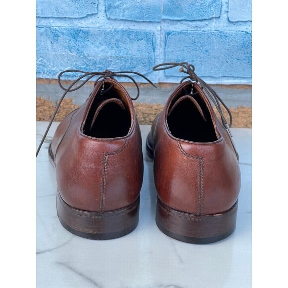Salvatore Ferragamo Tramezza Men\'s cap toe brown made ITALY size 6.5 main image 6